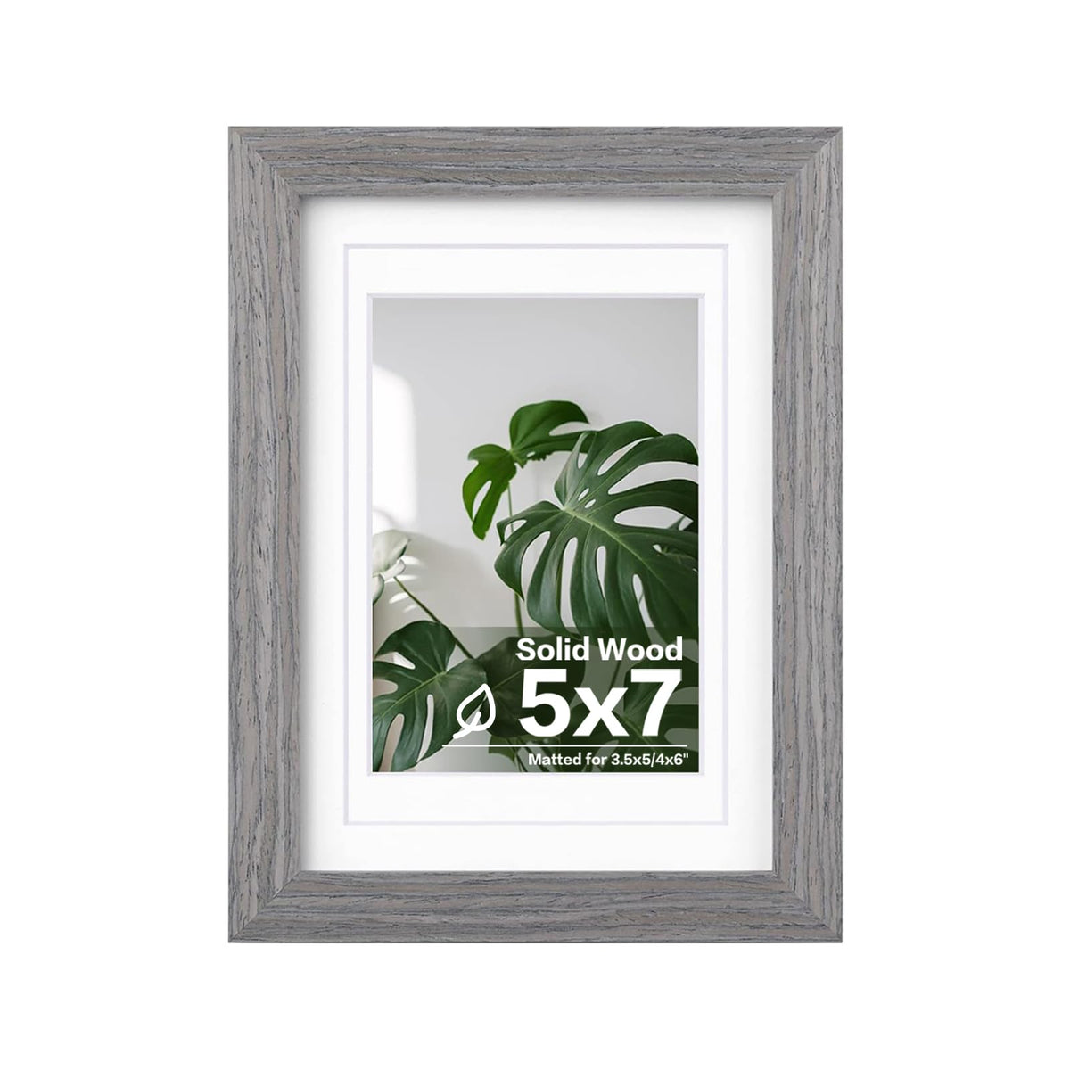 Egofine 11x14 Picture Frame Made of Solid Wood Covered by Plexiglass, Display Pictures 5x7/8x10 with Mat or 11x14 Without Mat for Table Top Display and Wall Mounting Photo Frame, Navy Blue