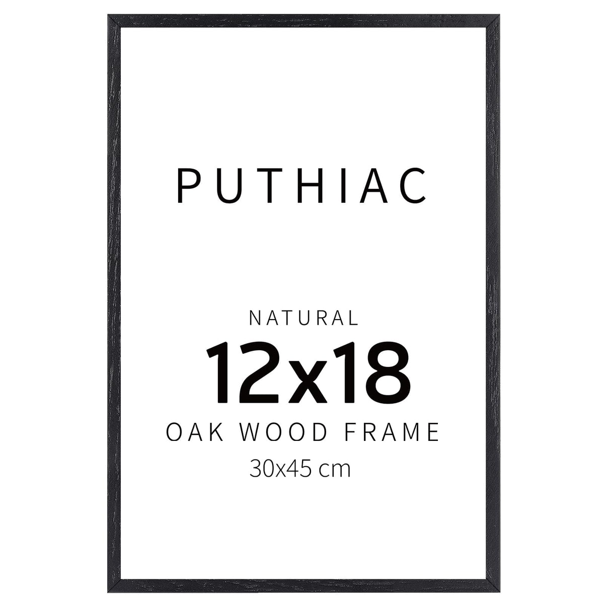 puthiac 11x14 Solid Oak Wood Picture Frame, Natural Oak, 1 Pack