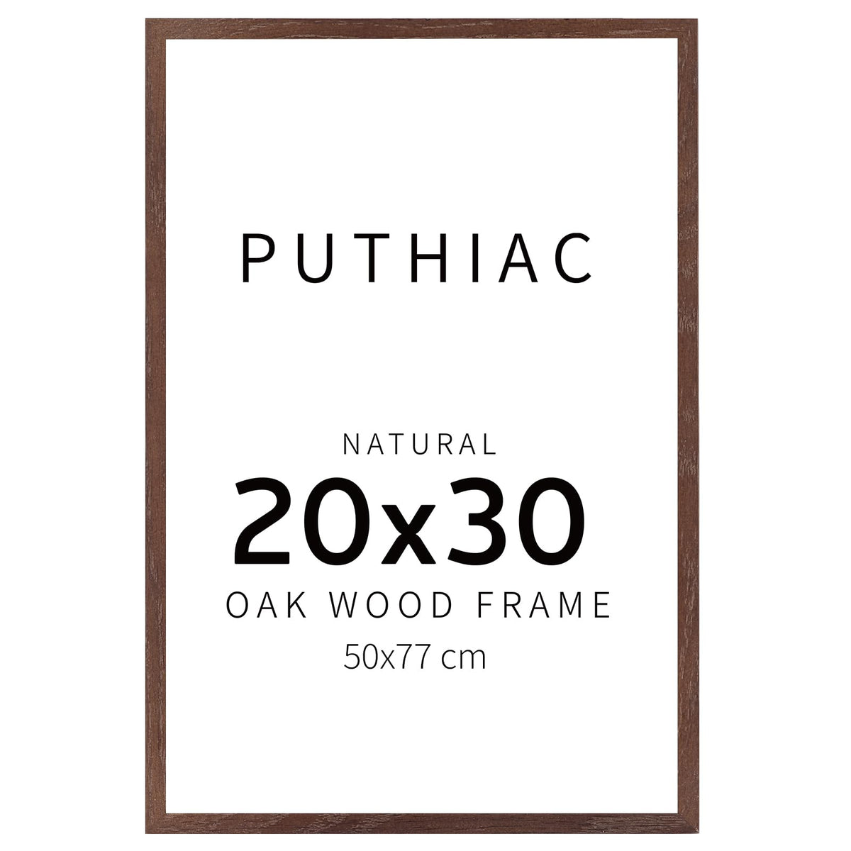 puthiac 11x14 Solid Oak Wood Picture Frame, Natural Oak, 1 Pack