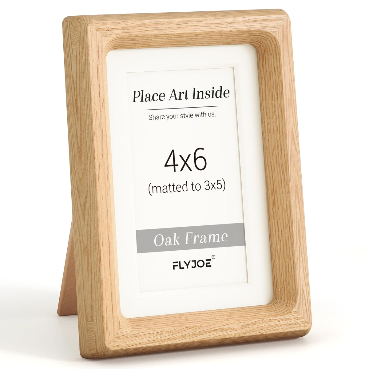 Picture Frame, USA-Sourced Hardwood Photo Frame, Walnut, 5x7