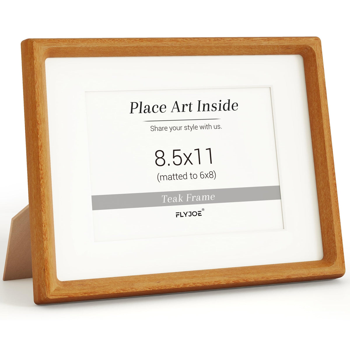 Picture Frame, USA-Sourced Hardwood Photo Frame, Walnut, 5x7