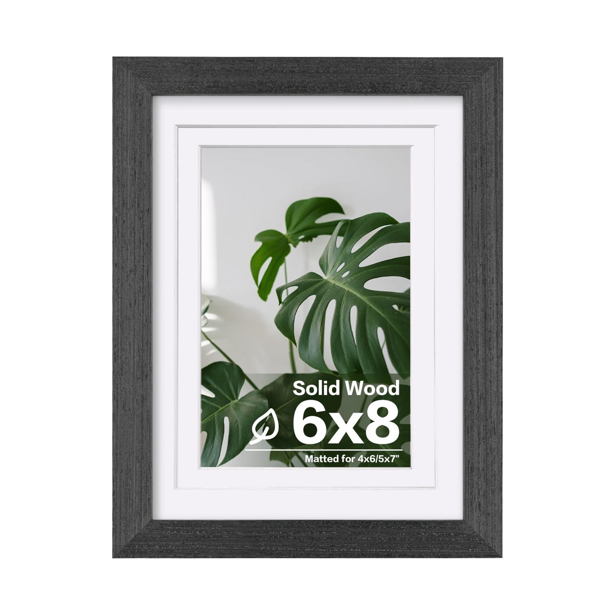 Egofine 11x14 Picture Frame Made of Solid Wood Covered by Plexiglass, Display Pictures 5x7/8x10 with Mat or 11x14 Without Mat for Table Top Display and Wall Mounting Photo Frame, Navy Blue