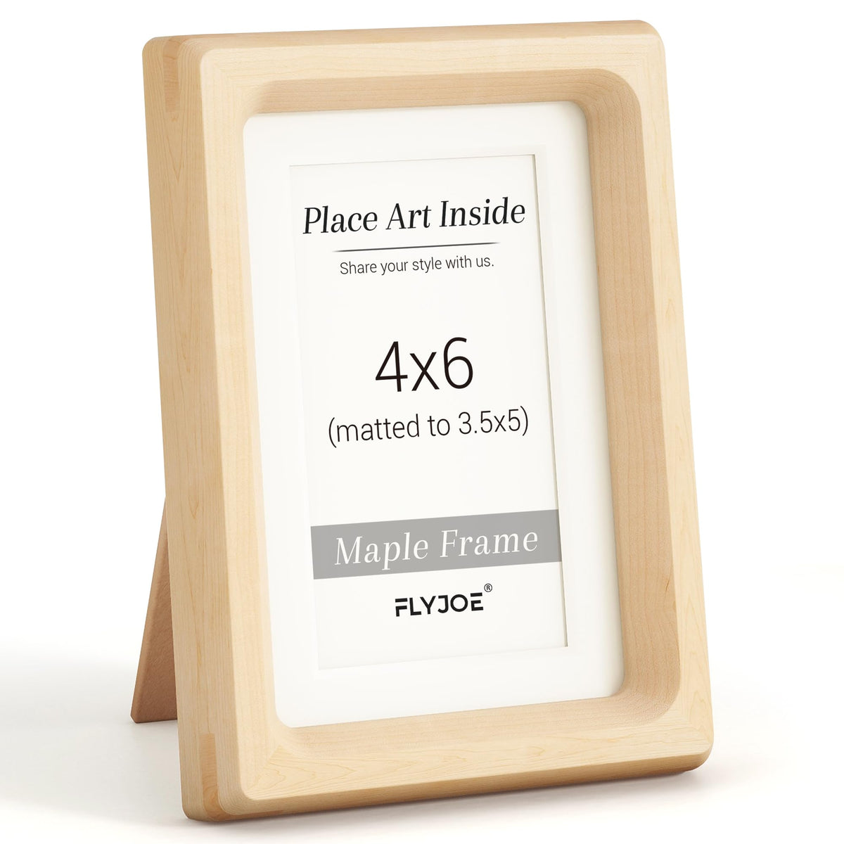 Picture Frame, USA-Sourced Hardwood Photo Frame, Walnut, 5x7