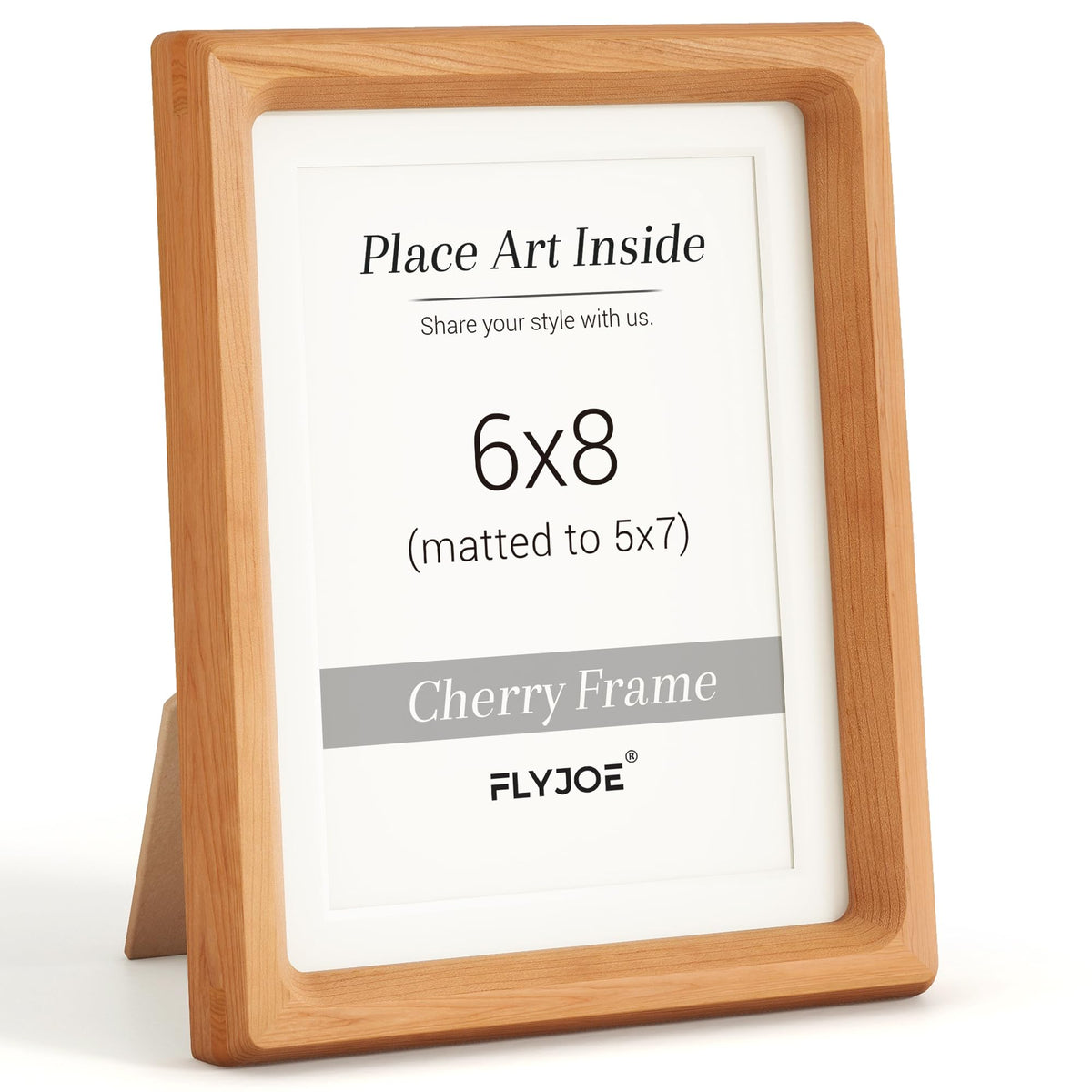 Picture Frame, USA-Sourced Hardwood Photo Frame, Walnut, 5x7