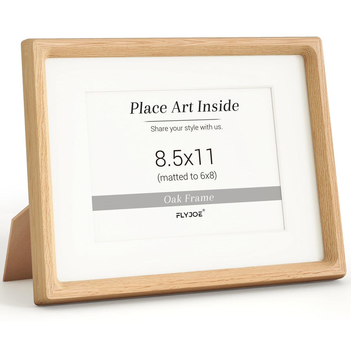 Picture Frame, USA-Sourced Hardwood Photo Frame, Walnut, 5x7