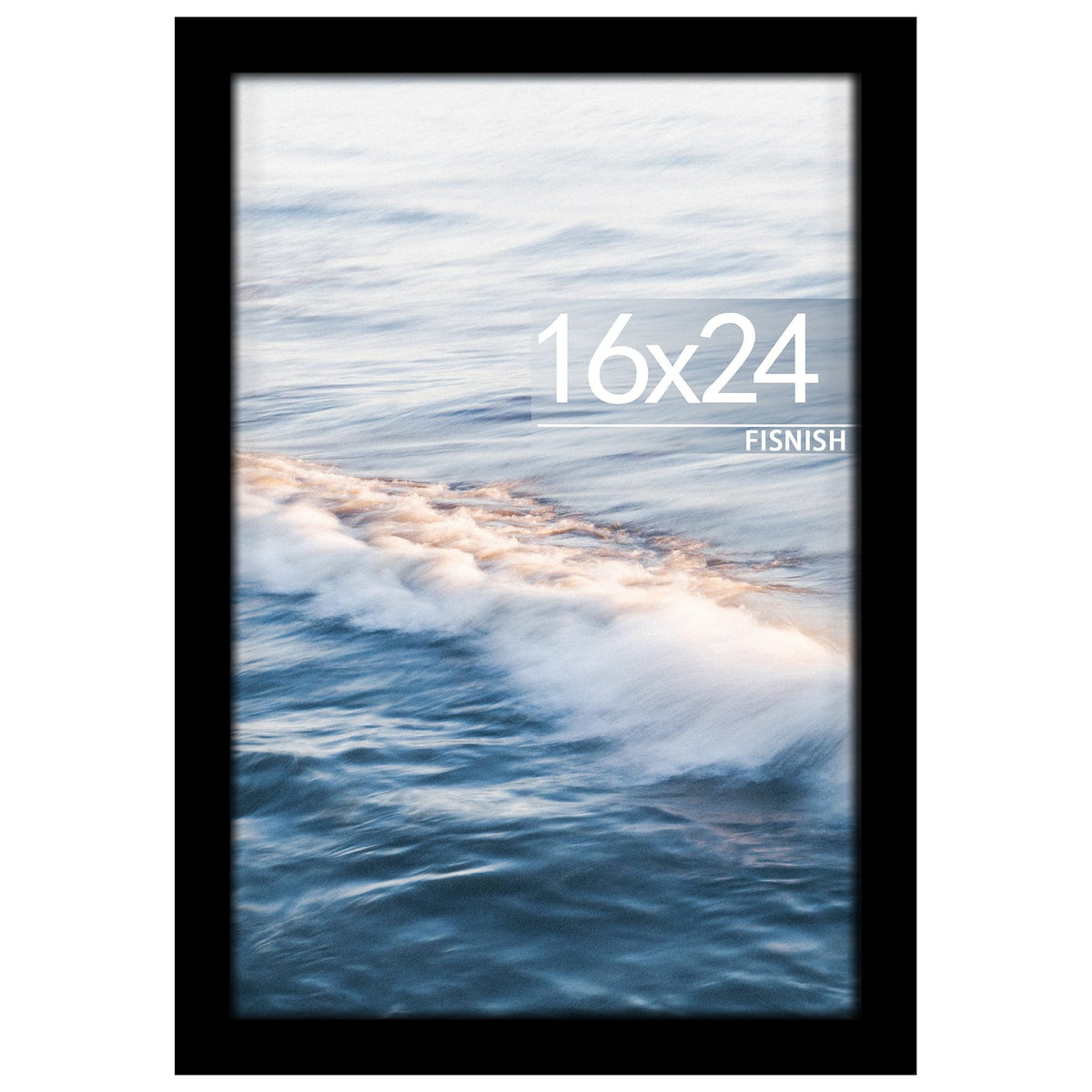 12x16 Picture Frame Brown, Classic Poster Frame for Wall Mounting