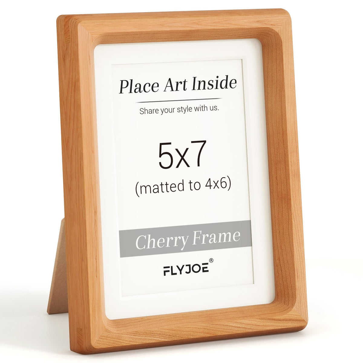 Picture Frame, USA-Sourced Hardwood Photo Frame, Walnut, 5x7