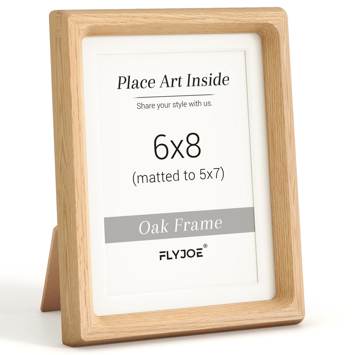 Picture Frame, USA-Sourced Hardwood Photo Frame, Walnut, 5x7