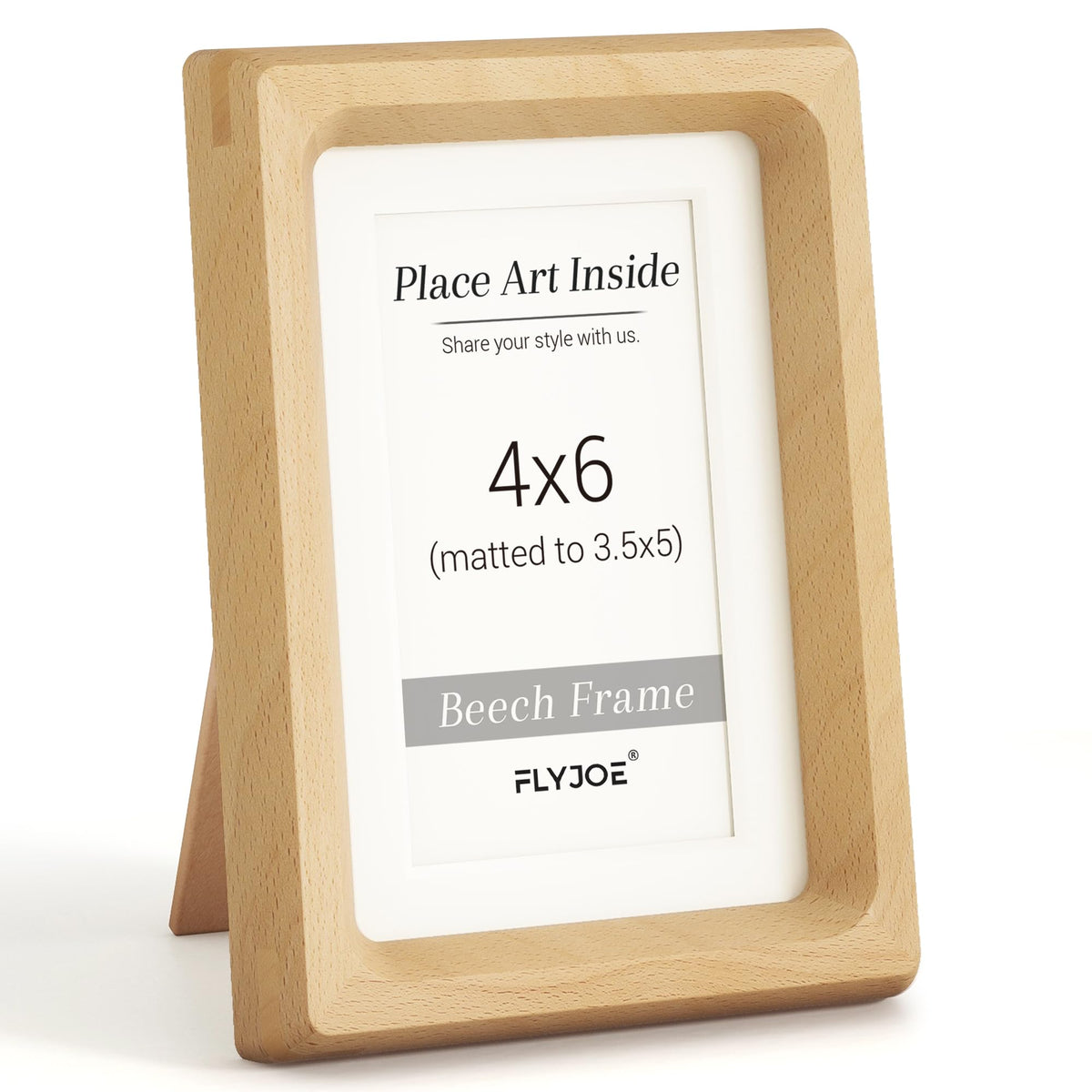 Picture Frame, USA-Sourced Hardwood Photo Frame, Walnut, 5x7