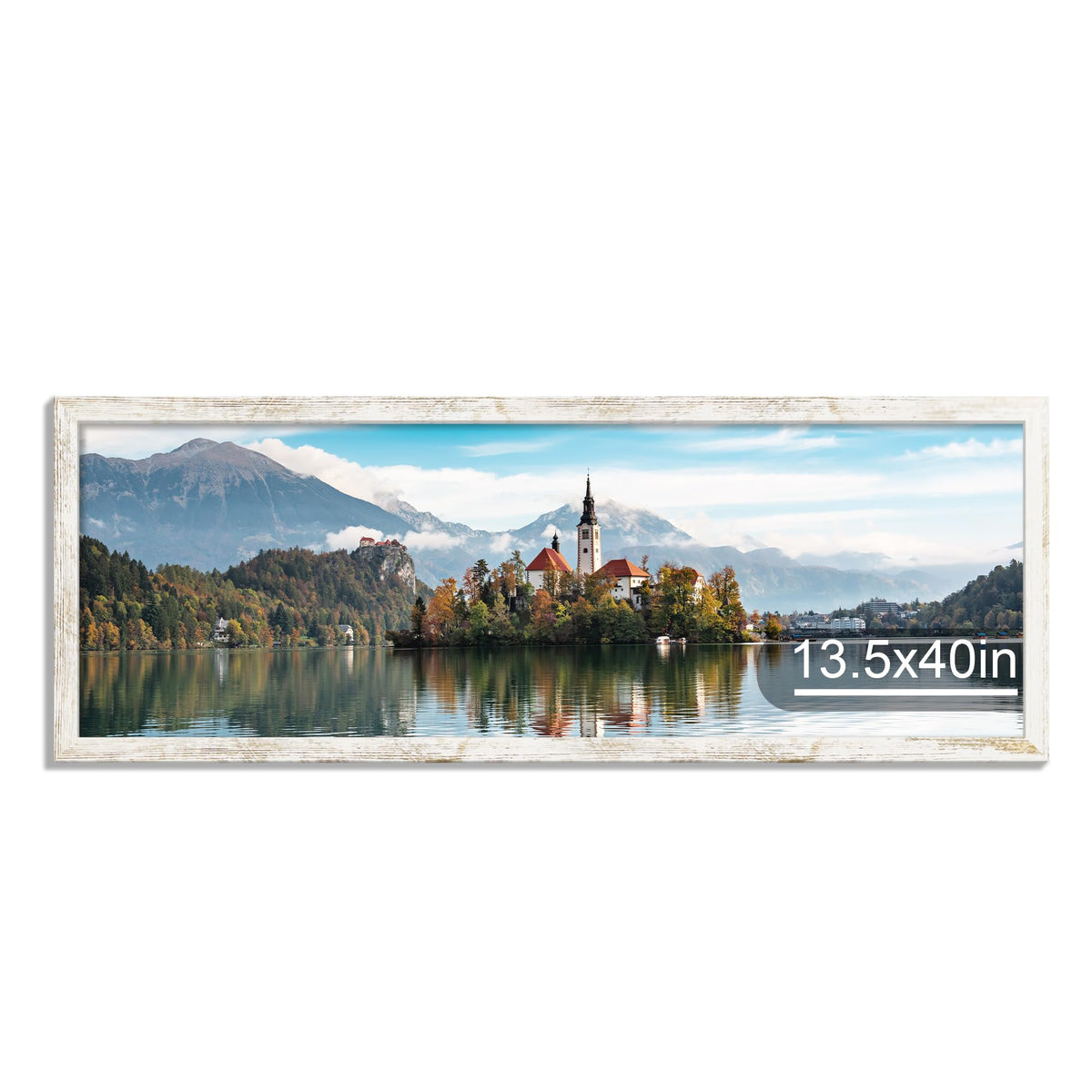 Hongkee 4x6 Picture Frame with Real Glass Wood Frame, 1 Pack (Mat 3.5x5)