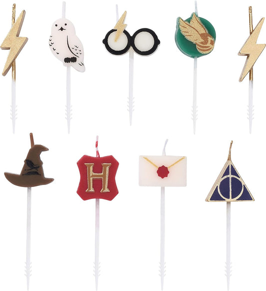 Papyrus Harry Potter Birthday Candles for Cake and Cupcakes (9-Count)