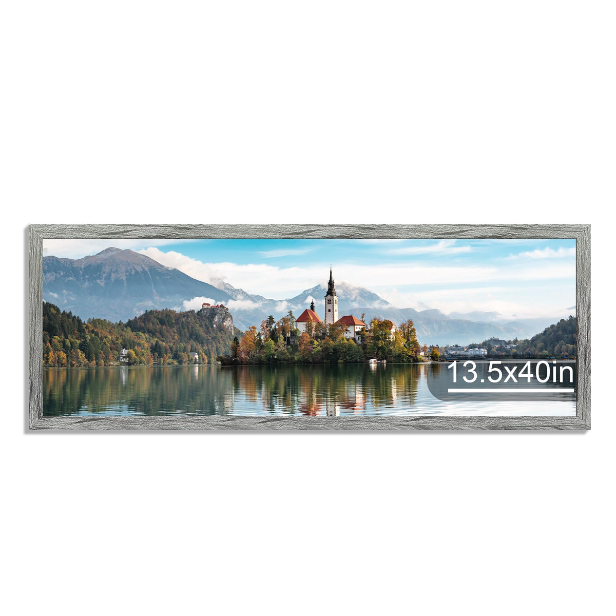 Hongkee 4x6 Picture Frame with Real Glass Wood Frame, 1 Pack (Mat 3.5x5)