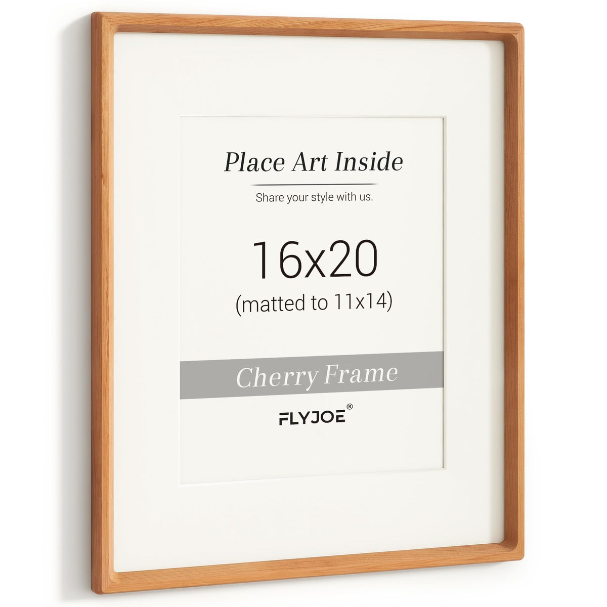 Picture Frame, USA-Sourced Hardwood Photo Frame, Walnut, 5x7