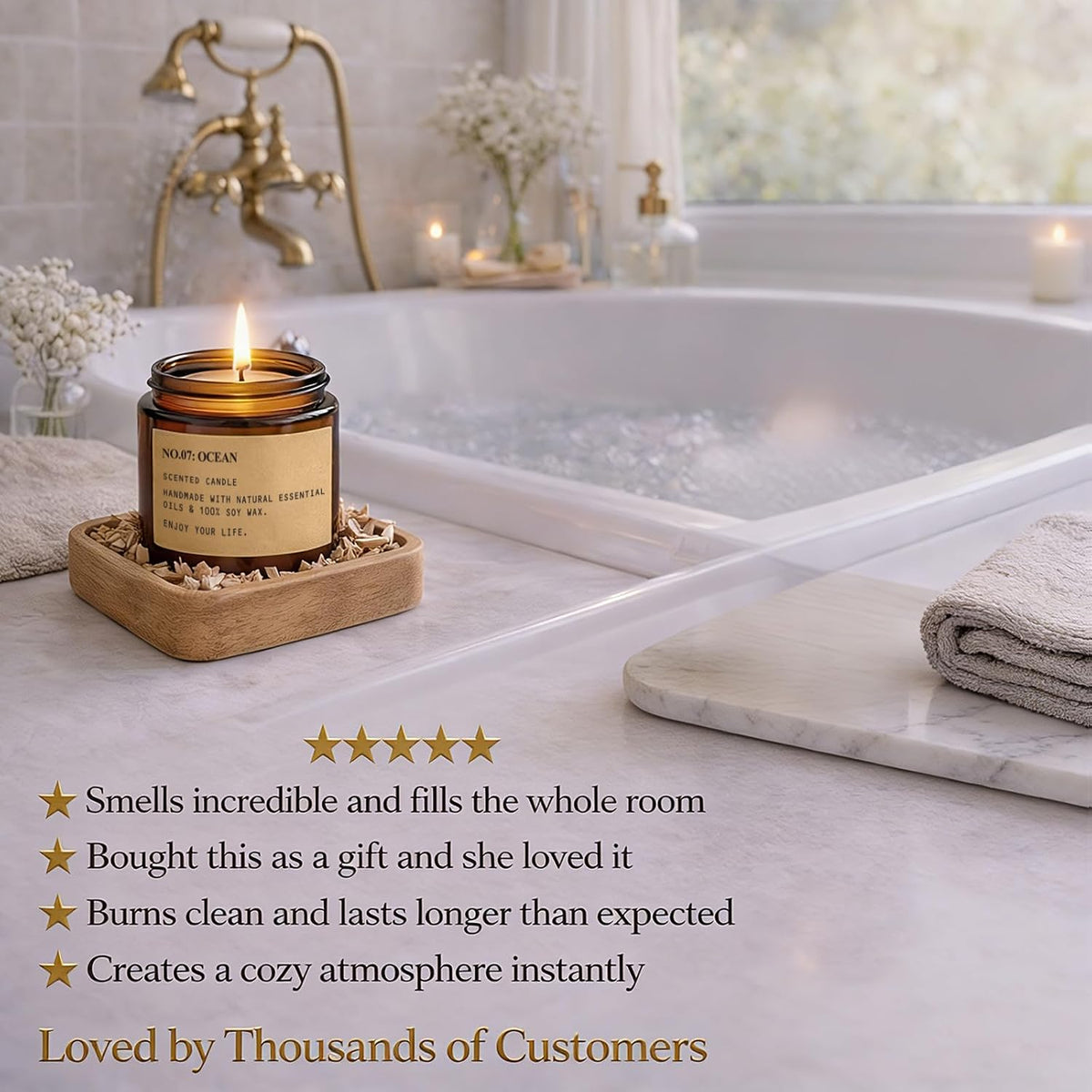 Scented Candles for Home,8 Pack Soy Wax Candle Set,Scented Candles Gift Set