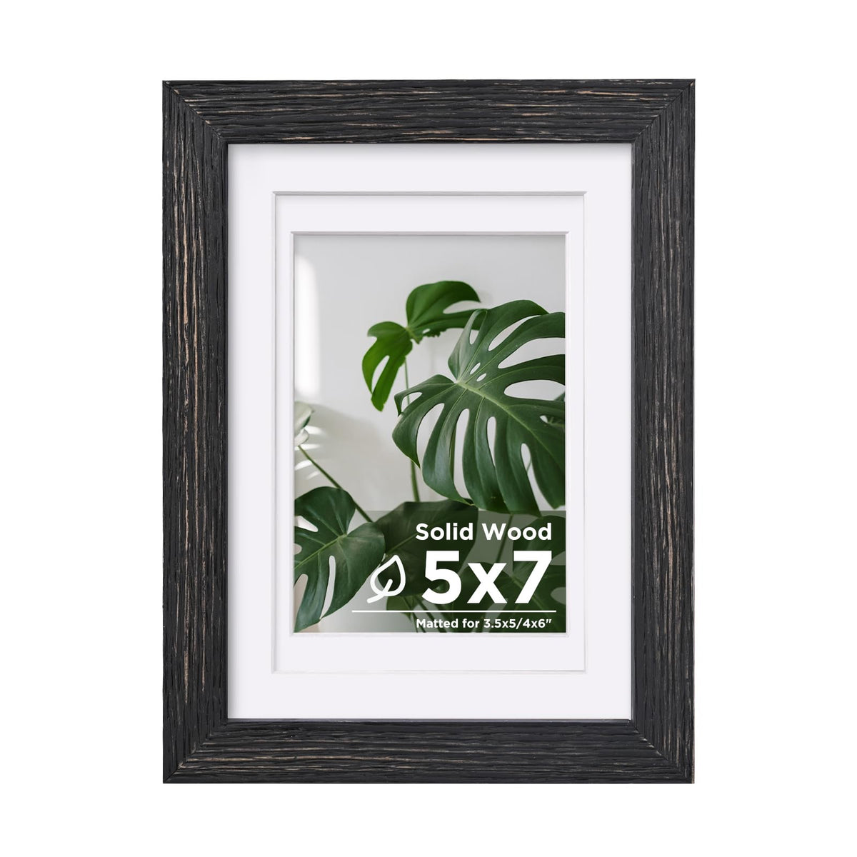 Egofine 11x14 Picture Frame Made of Solid Wood Covered by Plexiglass, Display Pictures 5x7/8x10 with Mat or 11x14 Without Mat for Table Top Display and Wall Mounting Photo Frame, Navy Blue