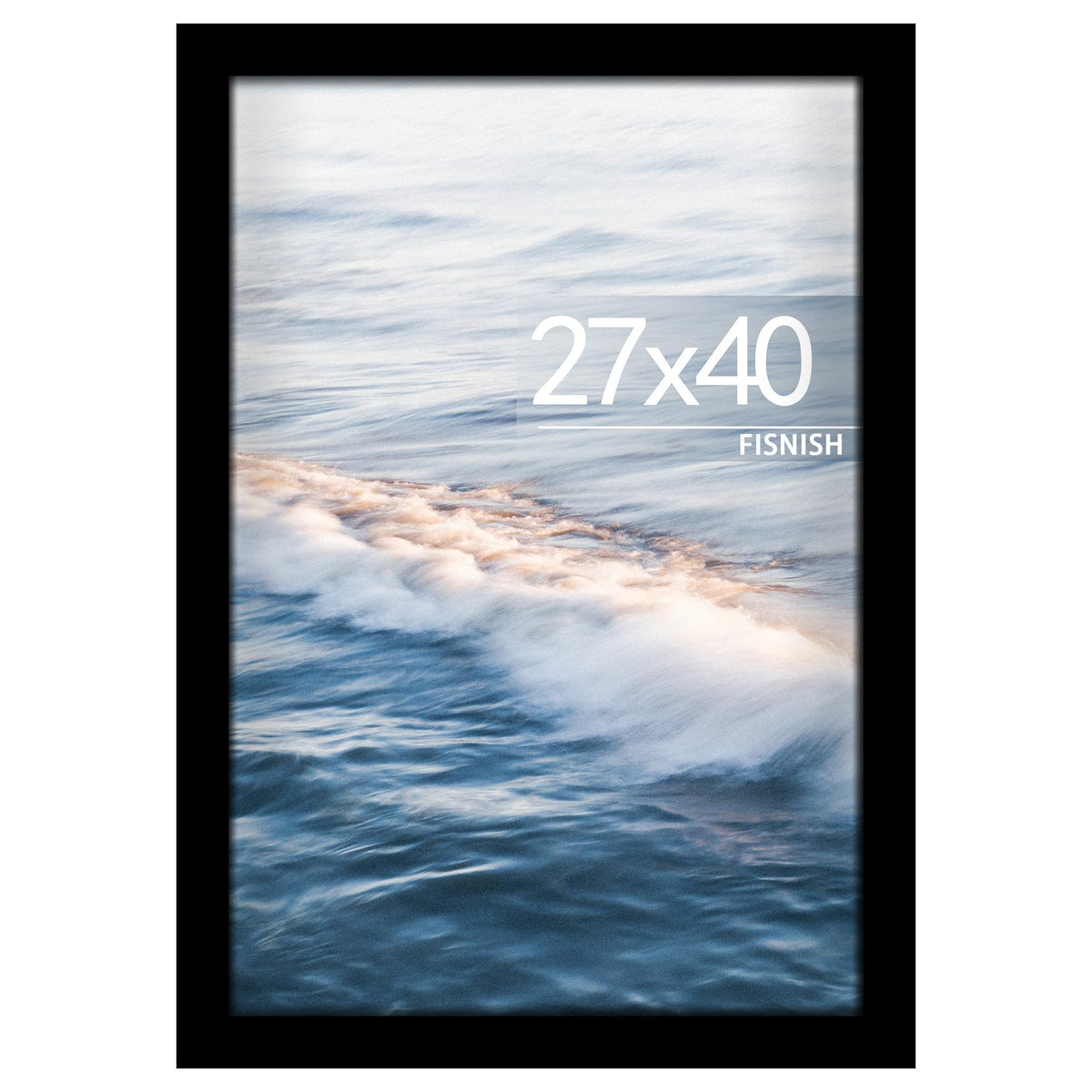 12x16 Picture Frame Brown, Classic Poster Frame for Wall Mounting