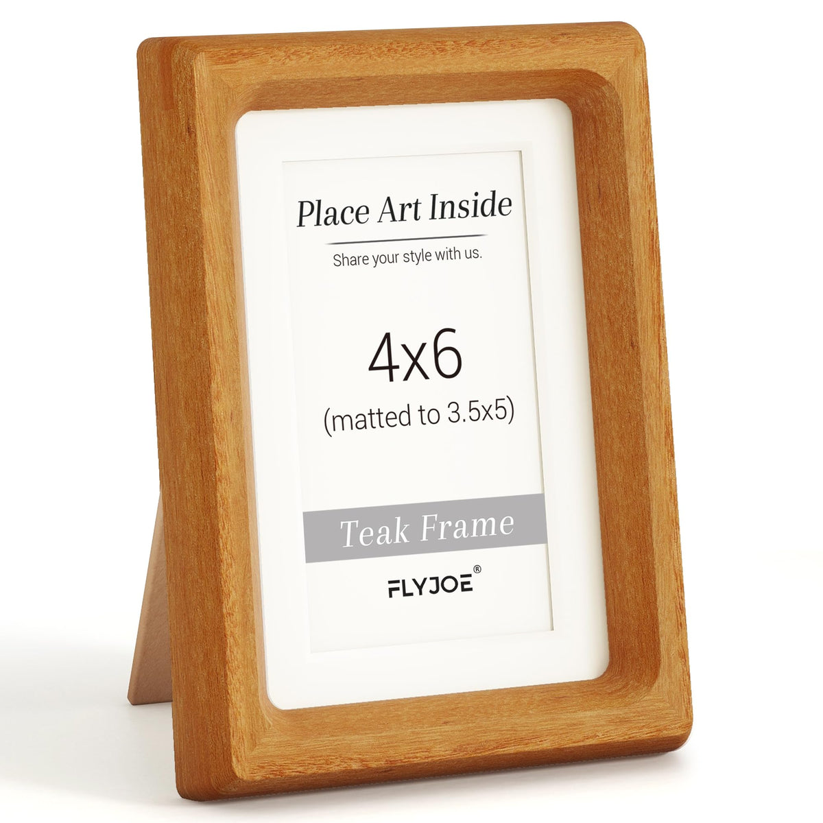 Picture Frame, USA-Sourced Hardwood Photo Frame, Walnut, 5x7