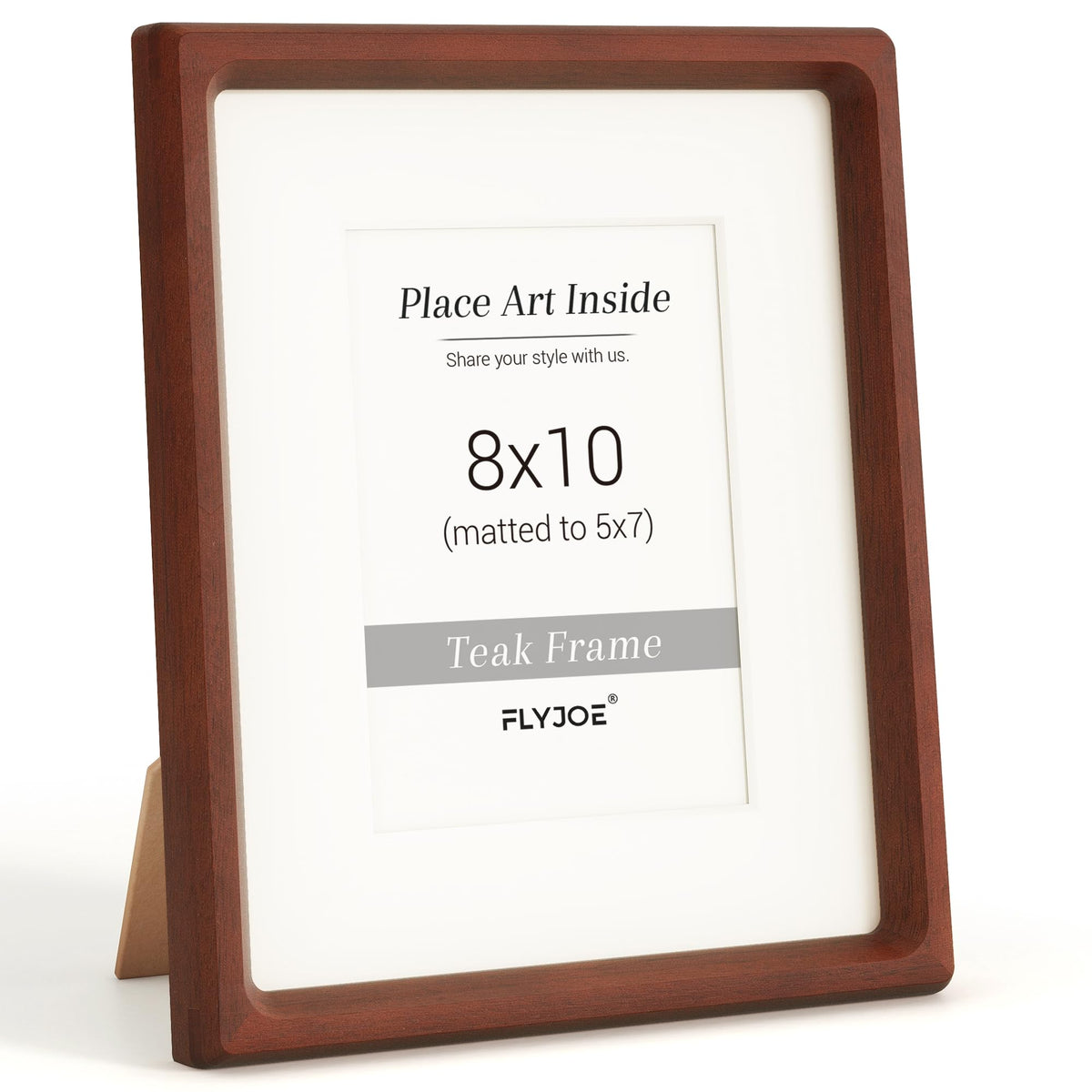 Picture Frame, USA-Sourced Hardwood Photo Frame, Walnut, 5x7