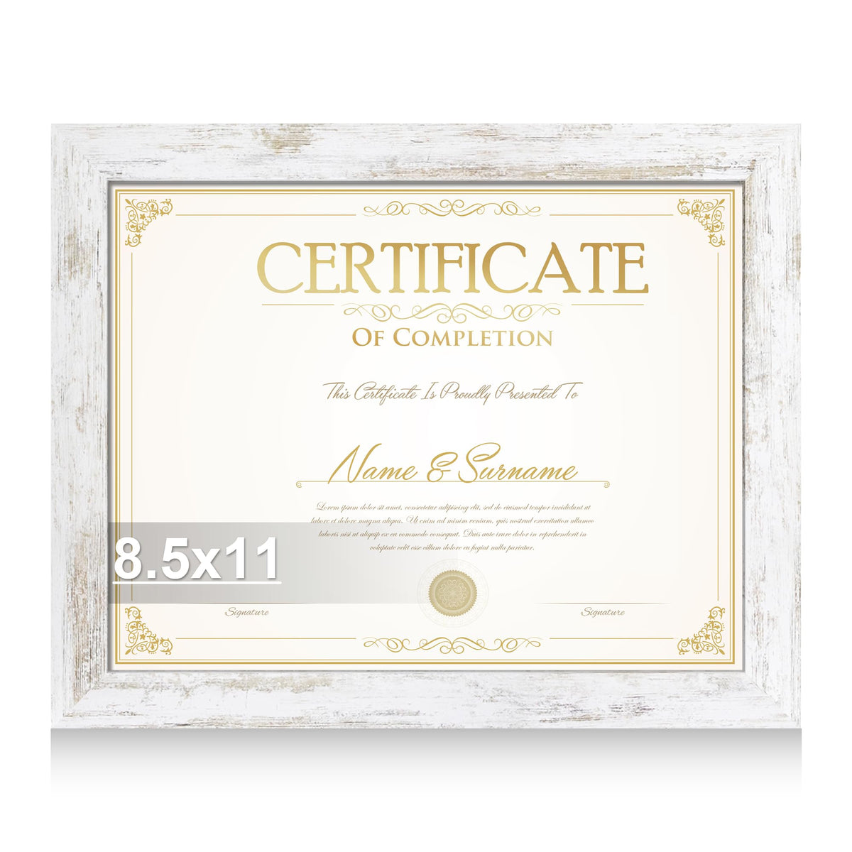 Hongkee 4x6 Picture Frame with Real Glass Wood Frame, 1 Pack (Mat 3.5x5)