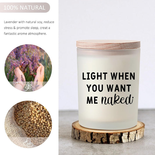 Gifts for Him Boyfriend Husband Men Couples Gift Ideas, Romantic Valentines Day Gift for Him, Naughty Boyfriend Birthday Gifts, Funny Anniversary Presents for Men Husband Couple, Christmas, Candles