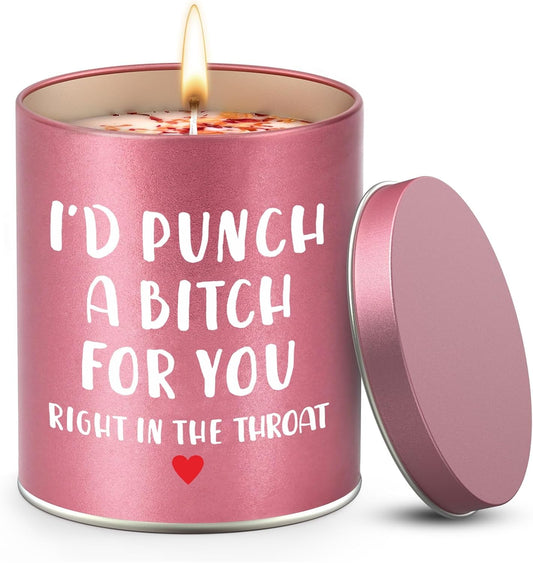 Christmas Birthday Sister Gifts for Women Her Funny Scented Candle