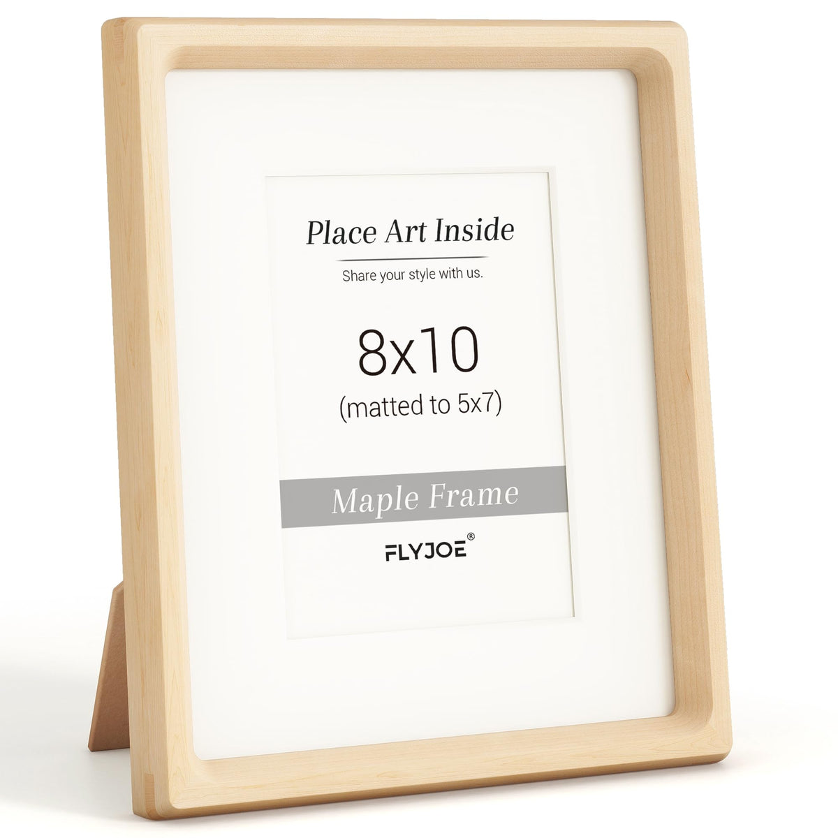 Picture Frame, USA-Sourced Hardwood Photo Frame, Walnut, 5x7