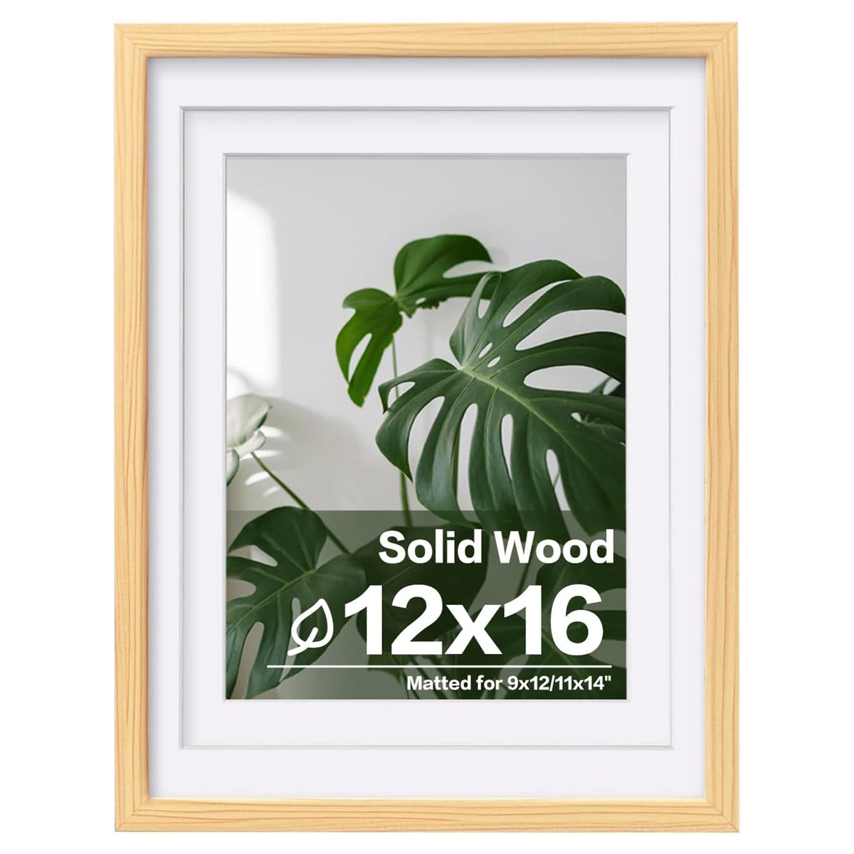 Egofine 11x14 Picture Frame Made of Solid Wood Covered by Plexiglass, Display Pictures 5x7/8x10 with Mat or 11x14 Without Mat for Table Top Display and Wall Mounting Photo Frame, Navy Blue