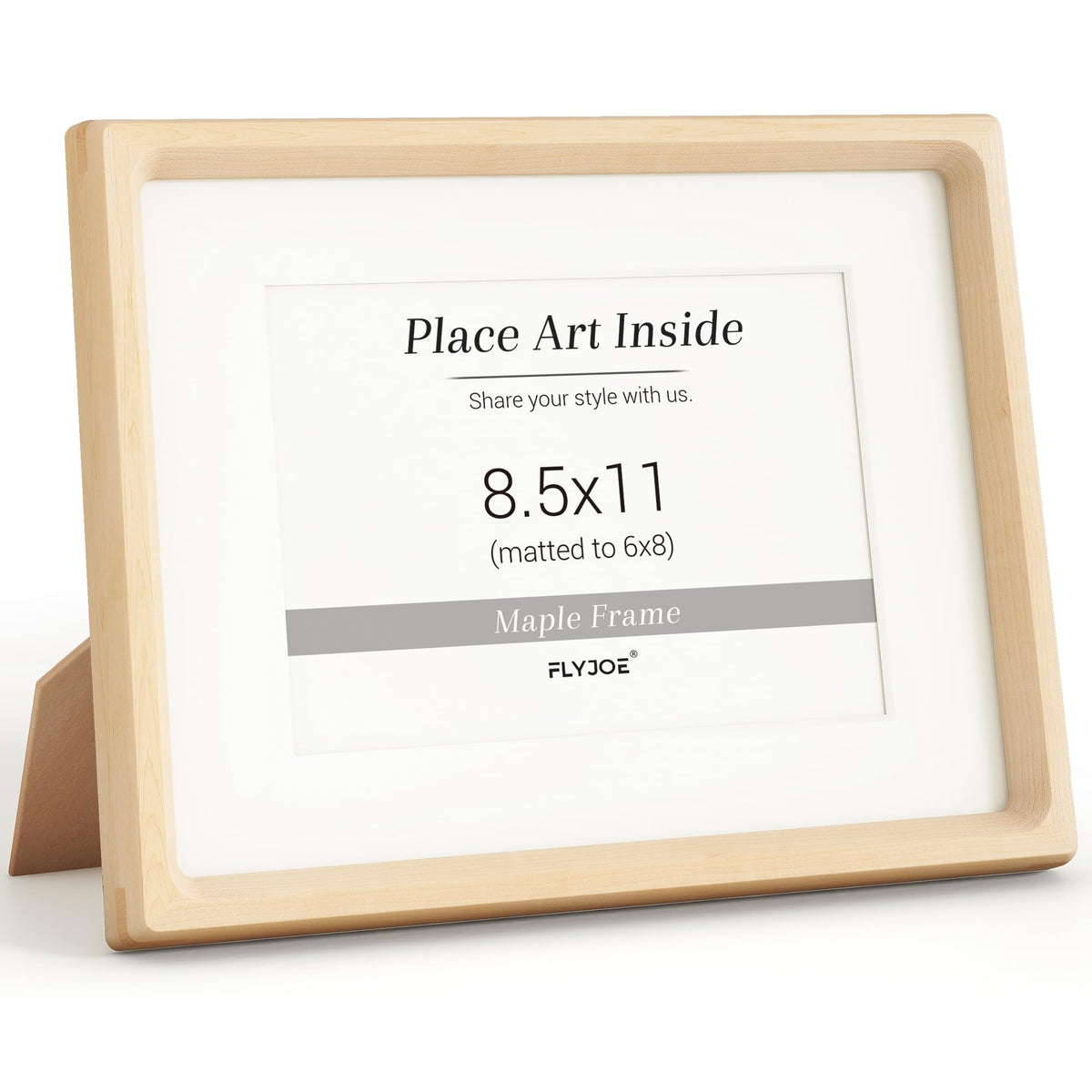 Picture Frame, USA-Sourced Hardwood Photo Frame, Walnut, 5x7