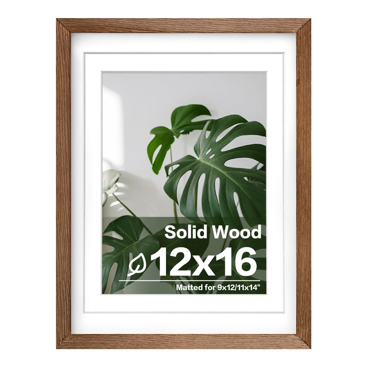 Egofine 11x14 Picture Frame Made of Solid Wood Covered by Plexiglass, Display Pictures 5x7/8x10 with Mat or 11x14 Without Mat for Table Top Display and Wall Mounting Photo Frame, Navy Blue