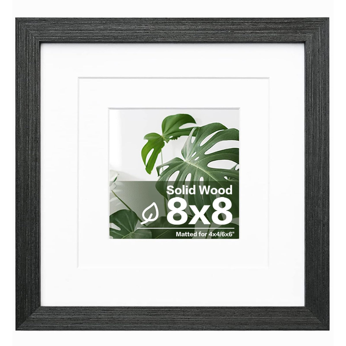 Egofine 11x14 Picture Frame Made of Solid Wood Covered by Plexiglass, Display Pictures 5x7/8x10 with Mat or 11x14 Without Mat for Table Top Display and Wall Mounting Photo Frame, Navy Blue