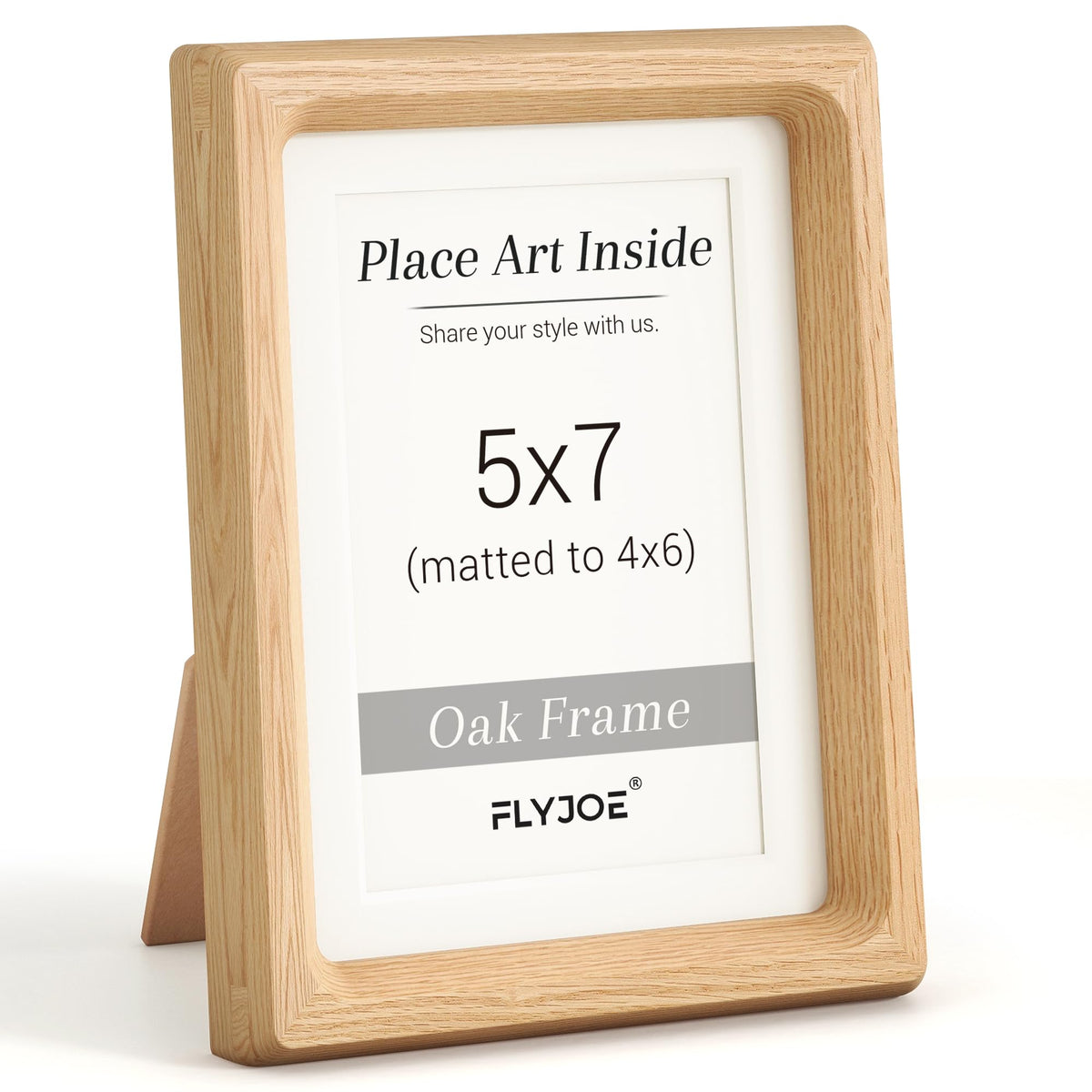 Picture Frame, USA-Sourced Hardwood Photo Frame, Walnut, 5x7