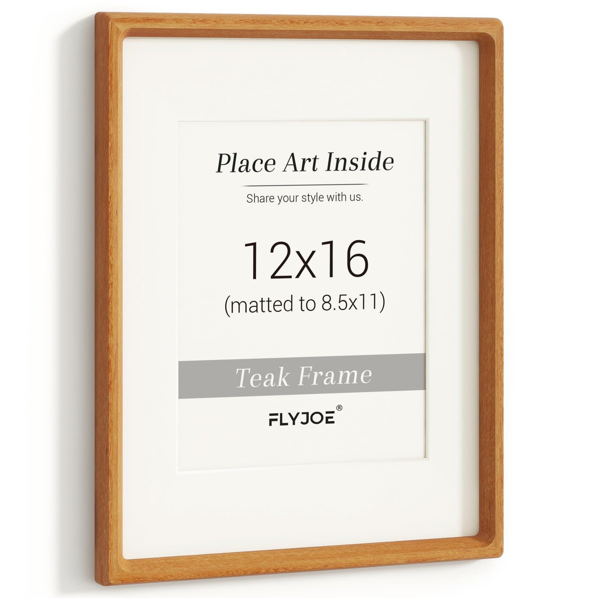 Picture Frame, USA-Sourced Hardwood Photo Frame, Walnut, 5x7