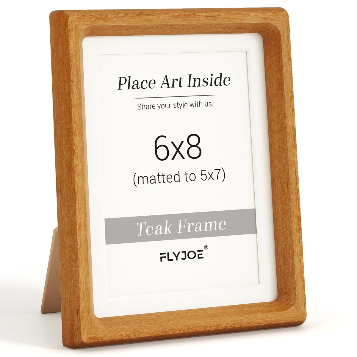 Picture Frame, USA-Sourced Hardwood Photo Frame, Walnut, 5x7