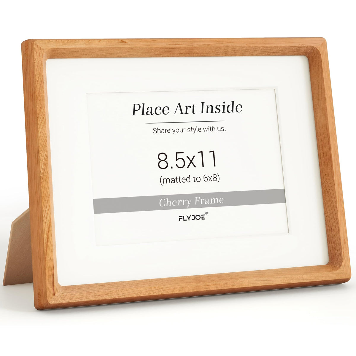 Picture Frame, USA-Sourced Hardwood Photo Frame, Walnut, 5x7
