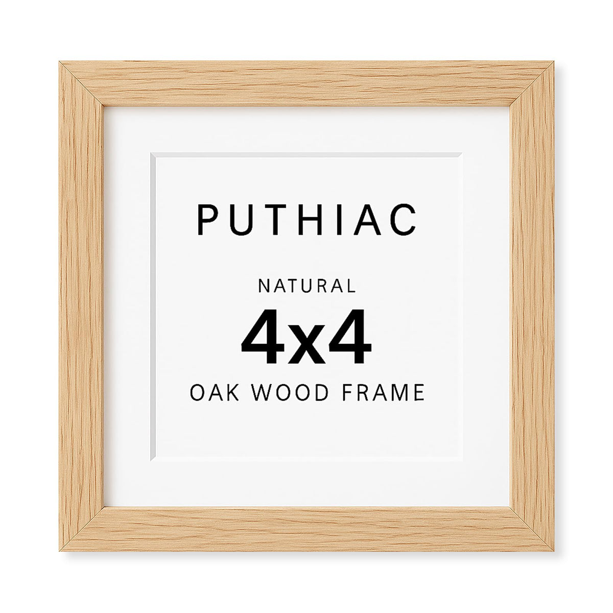 puthiac 11x14 Solid Oak Wood Picture Frame, Natural Oak, 1 Pack