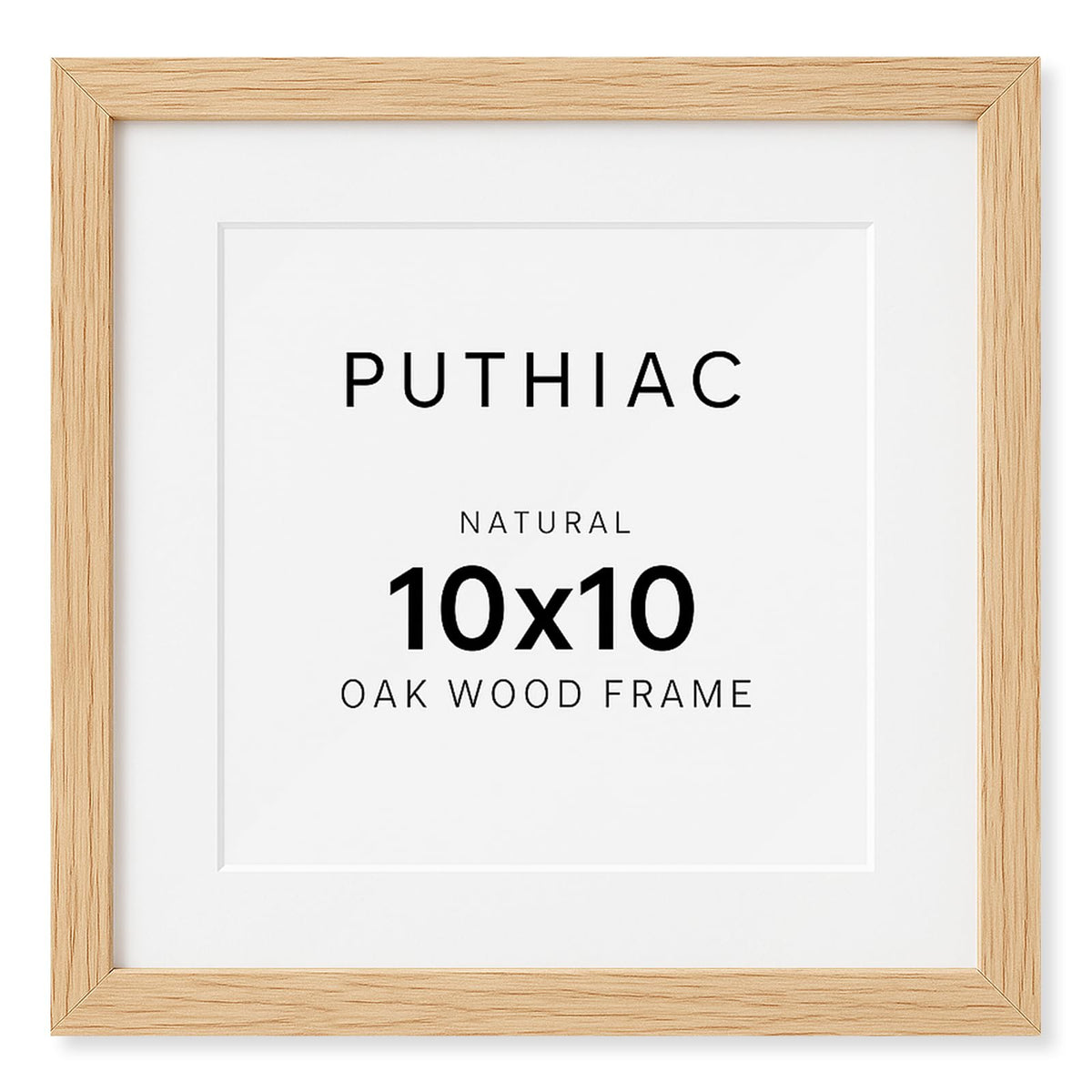 puthiac 11x14 Solid Oak Wood Picture Frame, Natural Oak, 1 Pack