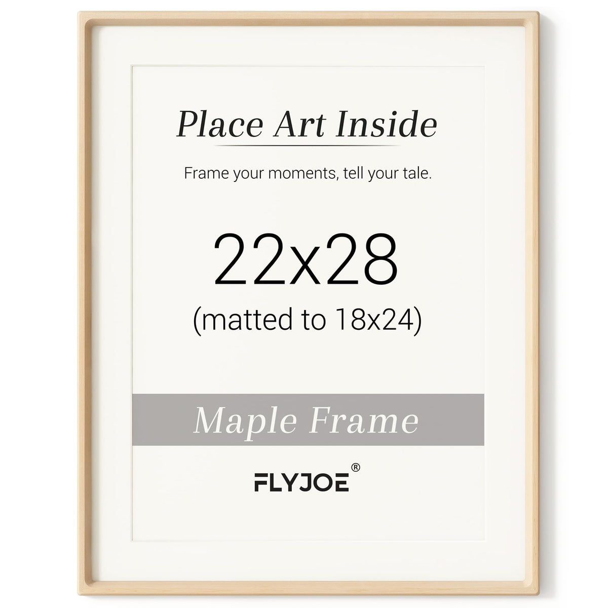 Picture Frame, USA-Sourced Hardwood Photo Frame, Walnut, 5x7