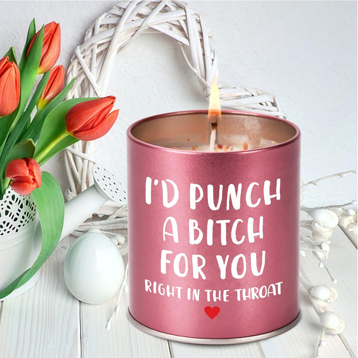 Christmas Birthday Sister Gifts for Women Her Funny Scented Candle