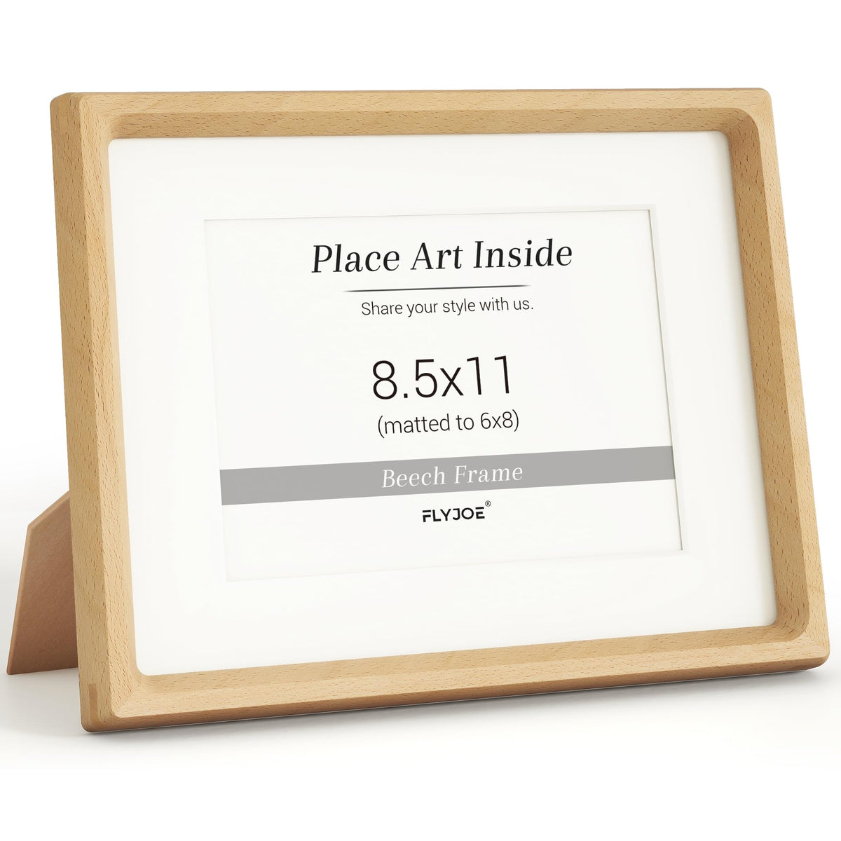 Picture Frame, USA-Sourced Hardwood Photo Frame, Walnut, 5x7