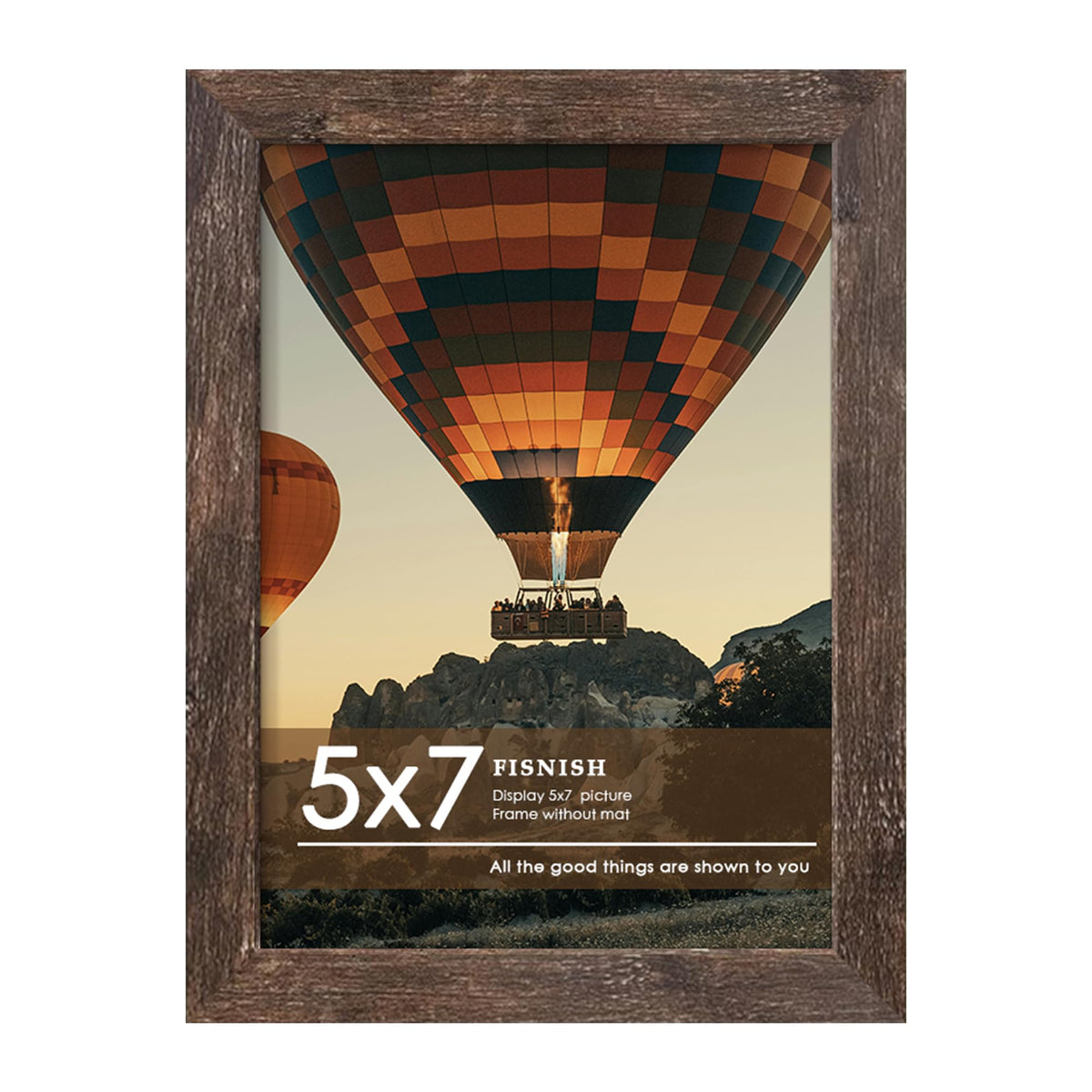 12x16 Picture Frame Brown, Classic Poster Frame for Wall Mounting