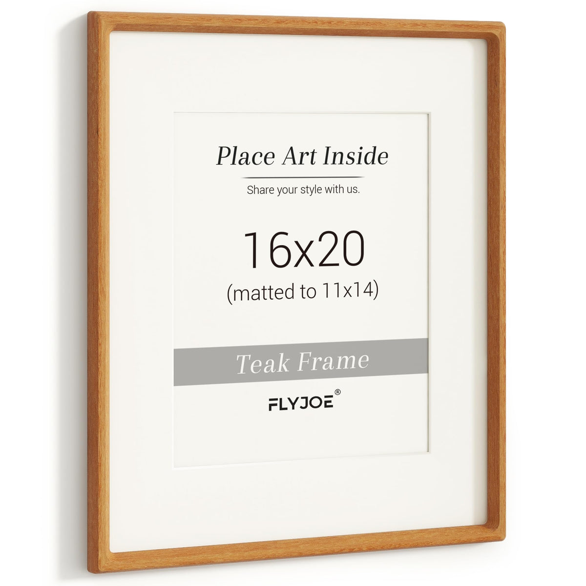 Picture Frame, USA-Sourced Hardwood Photo Frame, Walnut, 5x7