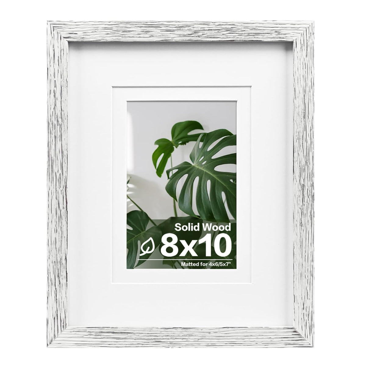 Egofine 11x14 Picture Frame Made of Solid Wood Covered by Plexiglass, Display Pictures 5x7/8x10 with Mat or 11x14 Without Mat for Table Top Display and Wall Mounting Photo Frame, Navy Blue