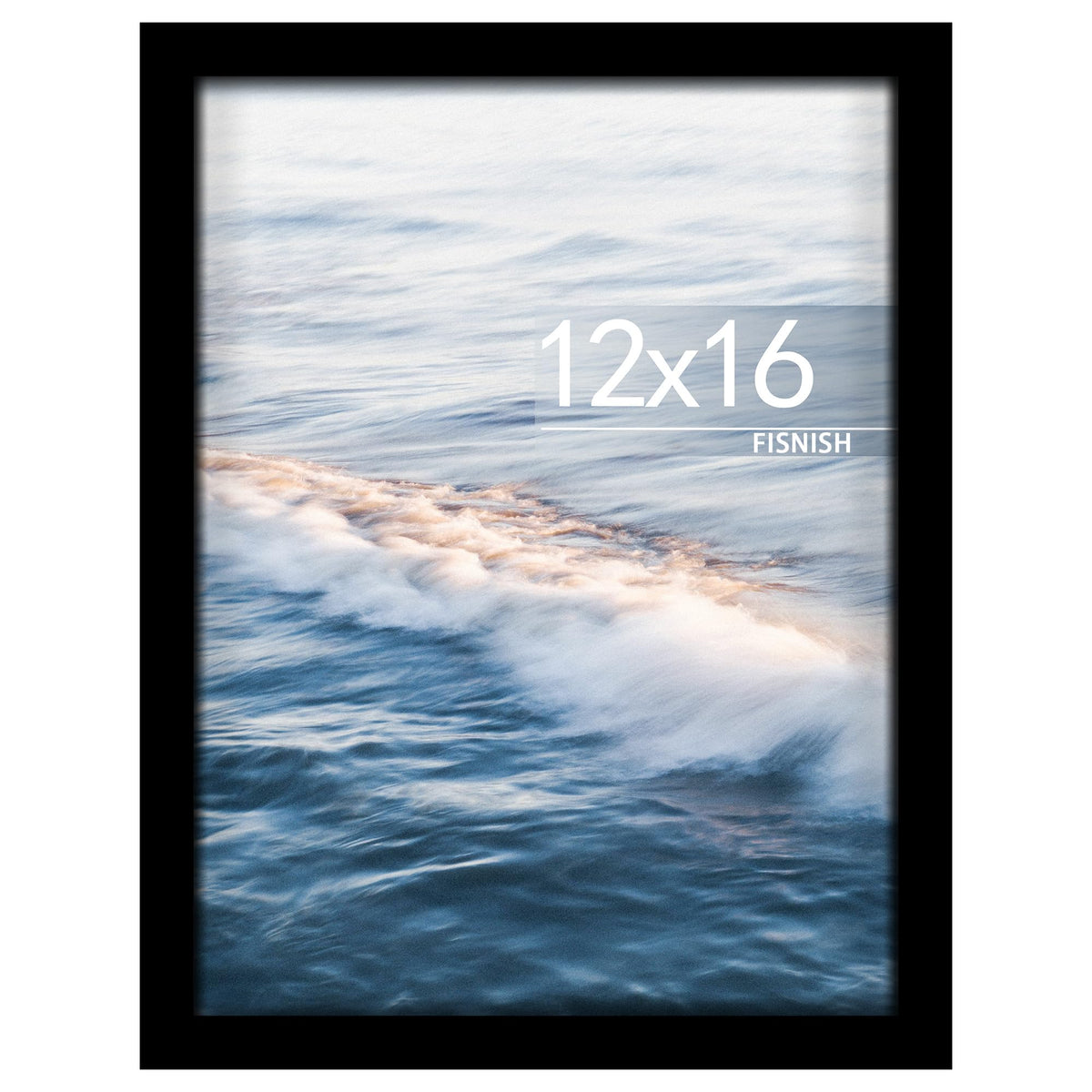 12x16 Picture Frame Brown, Classic Poster Frame for Wall Mounting