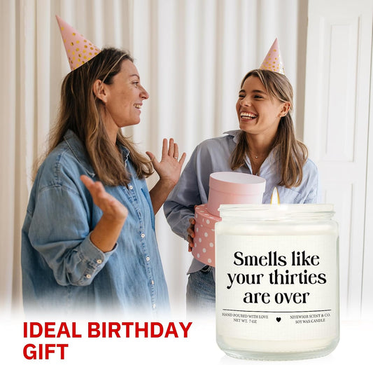 Niyewsor 40th Birthday Gifts Women Men, 40th Birthday Candle