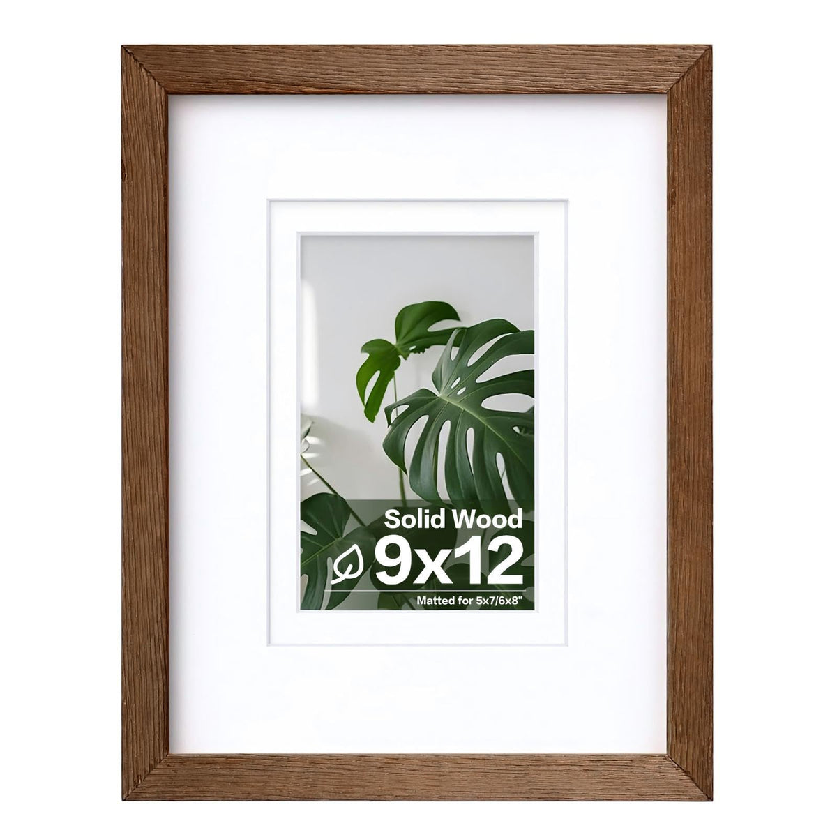 Egofine 11x14 Picture Frame Made of Solid Wood Covered by Plexiglass, Display Pictures 5x7/8x10 with Mat or 11x14 Without Mat for Table Top Display and Wall Mounting Photo Frame, Navy Blue