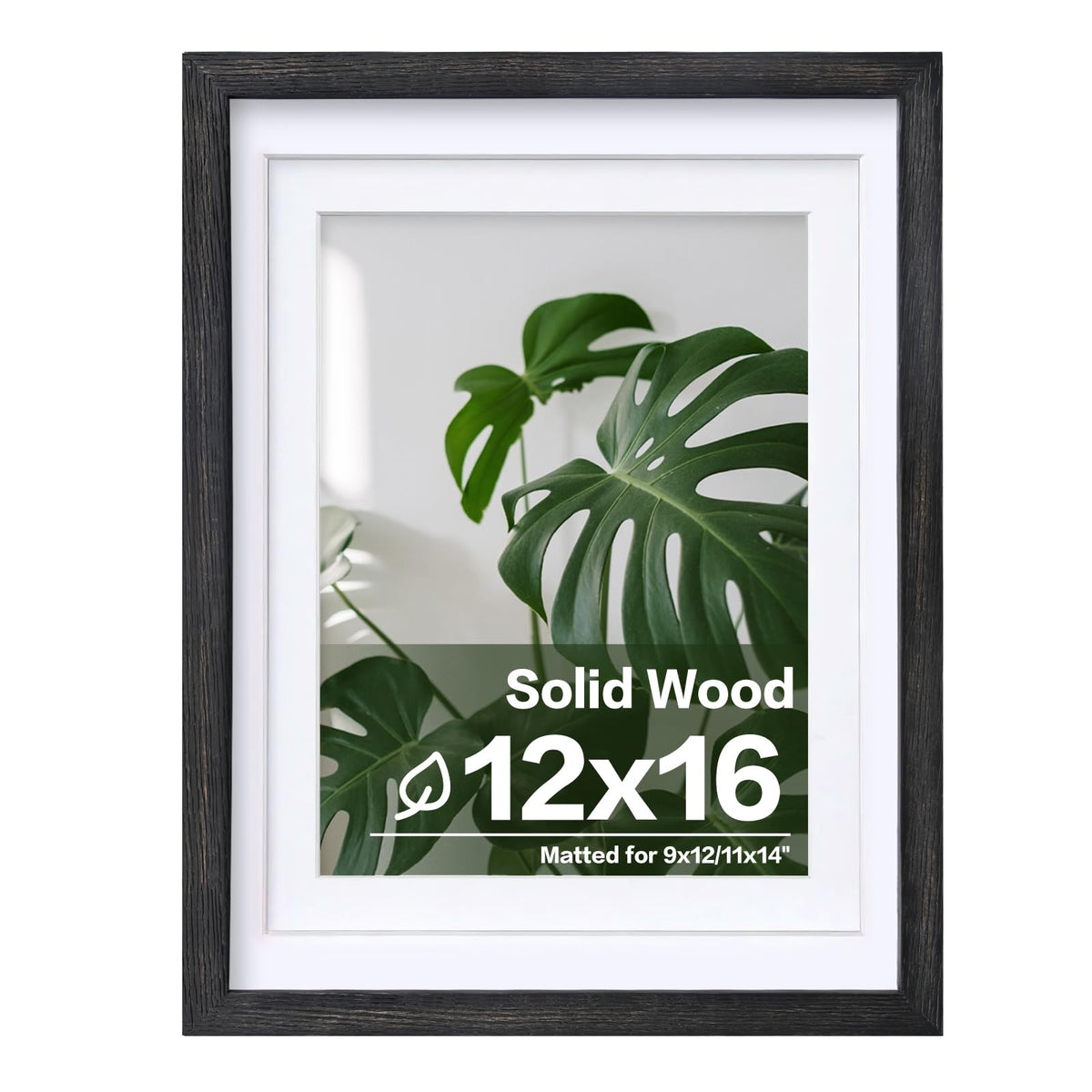 Egofine 11x14 Picture Frame Made of Solid Wood Covered by Plexiglass, Display Pictures 5x7/8x10 with Mat or 11x14 Without Mat for Table Top Display and Wall Mounting Photo Frame, Navy Blue