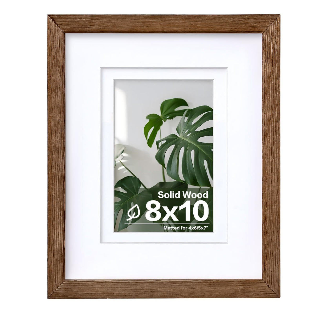 Egofine 11x14 Picture Frame Made of Solid Wood Covered by Plexiglass, Display Pictures 5x7/8x10 with Mat or 11x14 Without Mat for Table Top Display and Wall Mounting Photo Frame, Navy Blue
