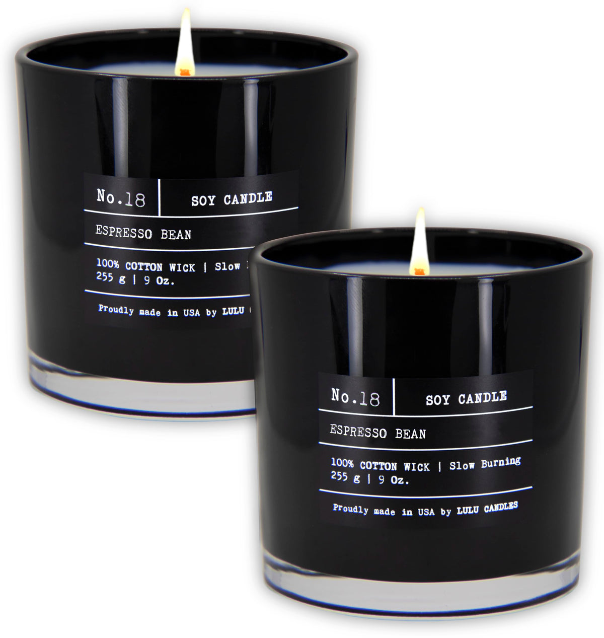 Lulu Candles Jasmine, Oud & Sandalwood Scented Soy Blend Jar Candle, 9 Oz.