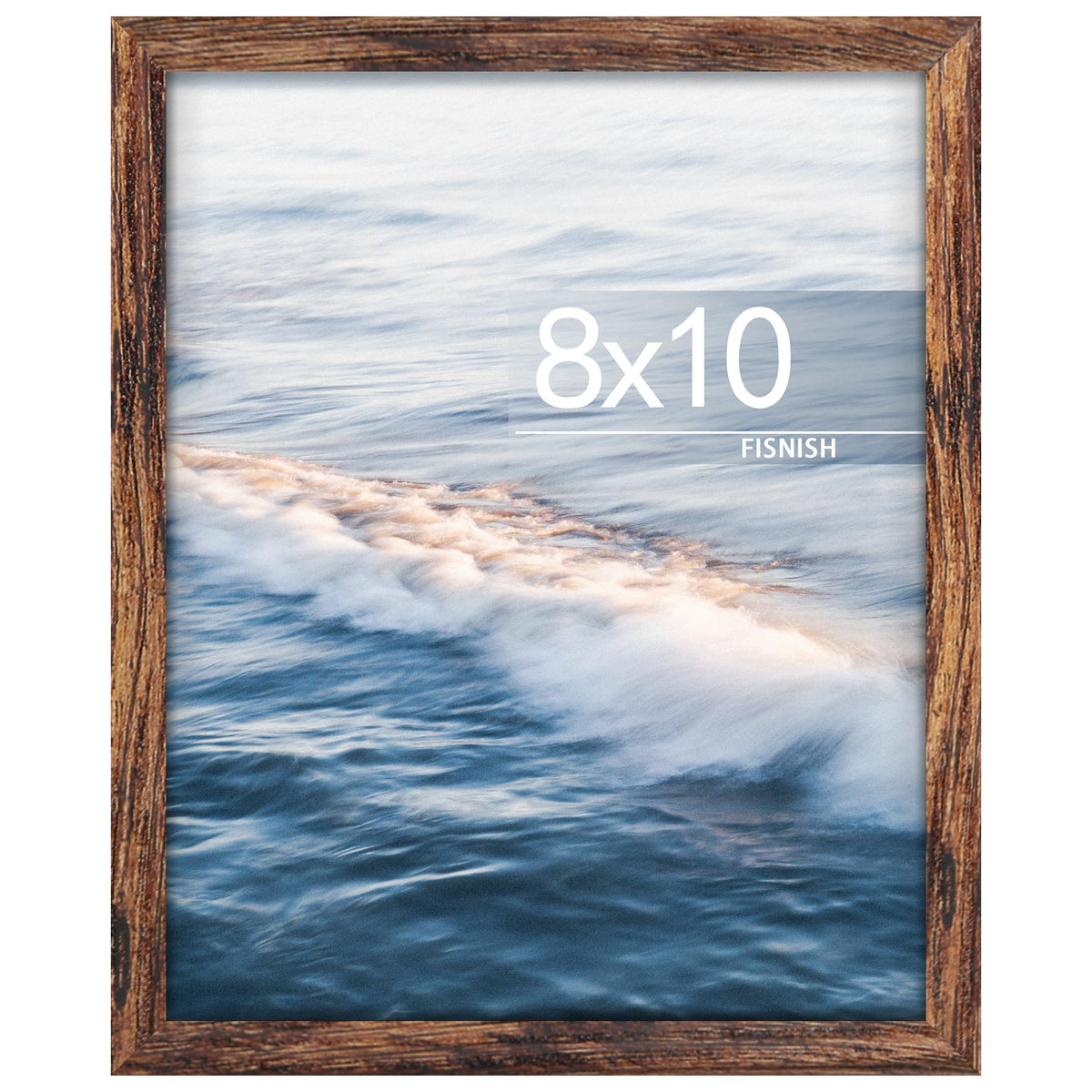 12x16 Picture Frame Brown, Classic Poster Frame for Wall Mounting