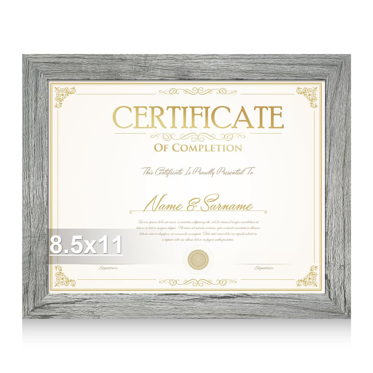 Hongkee 4x6 Picture Frame with Real Glass Wood Frame, 1 Pack (Mat 3.5x5)